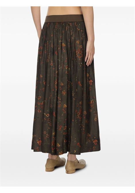 gillian skirt woman brown and red UMA WANG | UP2002UW067